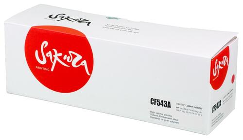Купить Картридж лазерный SAKURA CF543A (203A) пурпурный, с чипом  5363573. Характеристики, отзывы и цены в Донецке
