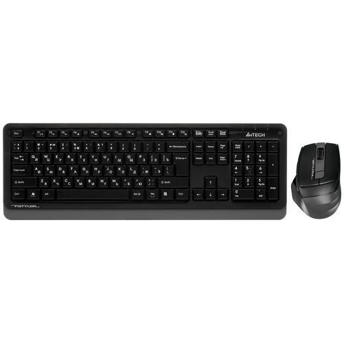 Купить Клавиатура+мышь беспроводная   A4Tech Fstyler FG1035 черный  5421449. Характеристики, отзывы и цены в Донецке