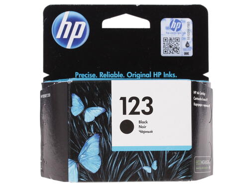 Купить Картридж HP 123 (F6V17AE) черный  1028541. Характеристики, отзывы и цены в Донецке