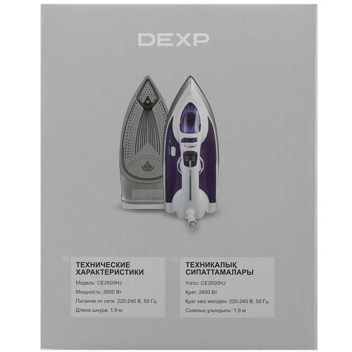 Купить Утюг DEXP CE2600HJ белый  5085562. Характеристики, отзывы и цены в Донецке