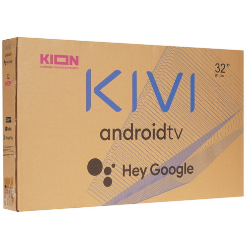 Купить 32" (80 см) Телевизор KIVI K32HD60B черный  5610149. Характеристики, отзывы и цены в Донецке