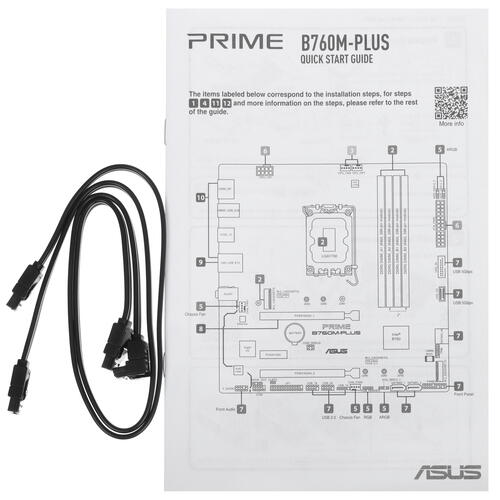 Купить Материнская плата ASUS PRIME B760M-PLUS  5447765. Характеристики, отзывы и цены в Донецке