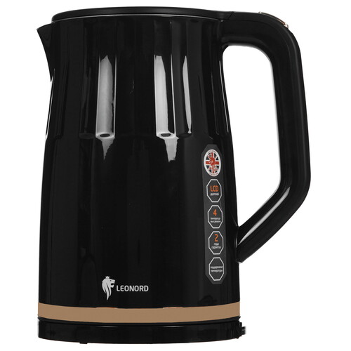 Купить Электрочайник Leonord LE- 1510 черный  9208479. Характеристики, отзывы и цены в Донецке