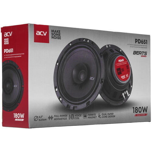 Купить Широкополосная акустическая система ACV PD-651 BEATS  9211237. Характеристики, отзывы и цены в Донецке