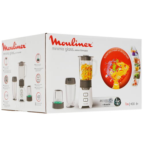 Купить Блендер стационарный Moulinex LM16L110 белый  5356546. Характеристики, отзывы и цены в Донецке