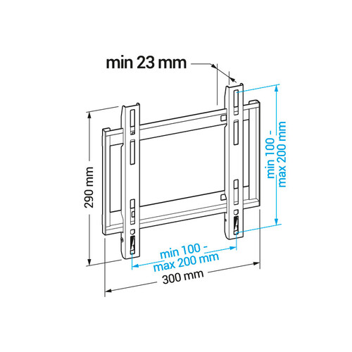 Купить Кронштейн для ТВ Holder LCD-F2608 черный  0194098. Характеристики, отзывы и цены в Донецке