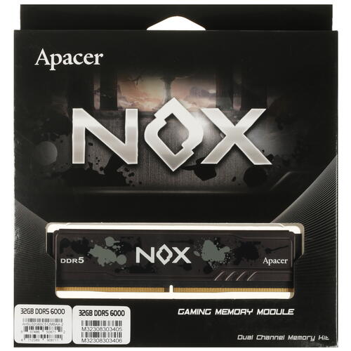 Купить Оперативная память Apacer NOX [AH5U32G60C512MBAA-2] 32 ГБ  5096172. Характеристики, отзывы и цены в Донецке