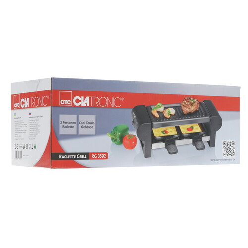 Купить Раклетница Clatronic RG 3592 черный  7910976. Характеристики, отзывы и цены в Донецке