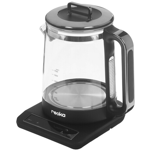 Купить Электрочайник Reoka RKEK-12TS черный  9137944. Характеристики, отзывы и цены в Донецке
