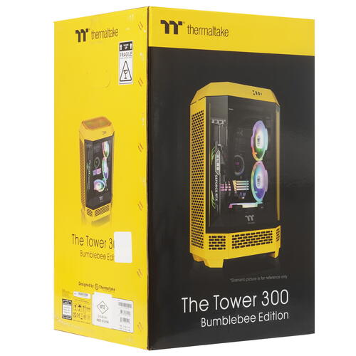 Купить Корпус Thermaltake The Tower 300 Bumblebee  5447920. Характеристики, отзывы и цены в Донецке