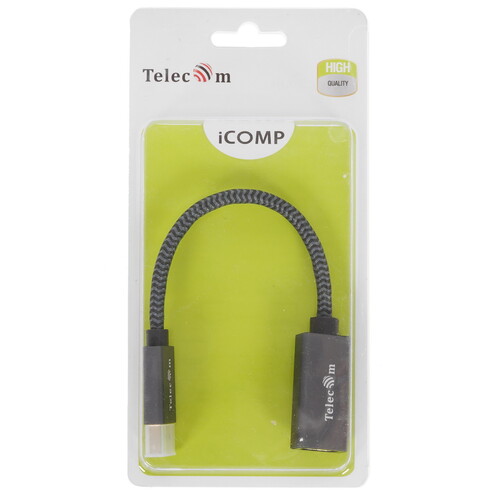 Купить Переходник однонаправленный Telecom DisplayPort - HDMI, 0.2 м  5343279. Характеристики, отзывы и цены в Донецке