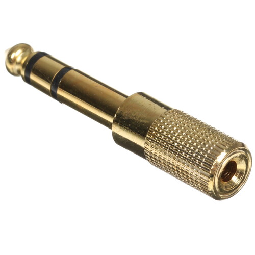 Купить Адаптер   Cablexpert jack 6.3 мм - jack 3.5 мм золотистый  5611327. Характеристики, отзывы и цены в Донецке