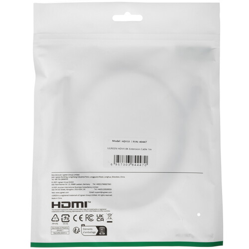 Купить Кабель  Ugreen HDMI - HDMI, 1 м  9983709. Характеристики, отзывы и цены в Донецке