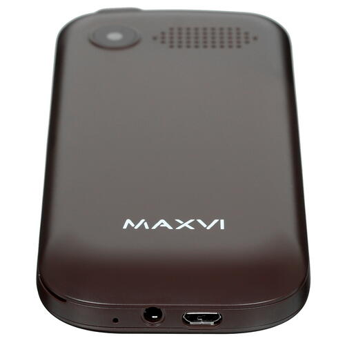 Купить Сотовый телефон Maxvi K20 коричневый  5005182. Характеристики, отзывы и цены в Донецке