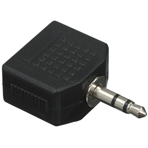 Купить Адаптер   VCOM jack 3.5 мм - jack 3.5 мм х2 шт. черный  5602637. Характеристики, отзывы и цены в Донецке