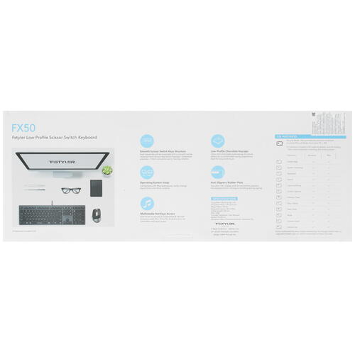 Купить Клавиатура  проводная A4Tech Fstyler FX50  5044424. Характеристики, отзывы и цены в Донецке
