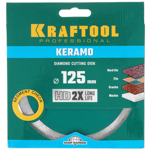 Купить Диск алмазный KRAFTOOL 36684-125  5307994. Характеристики, отзывы и цены в Донецке