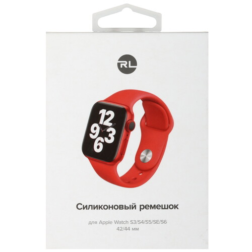 Купить Ремешок Red Line для Apple Watch 42/ 44/ 45mm красный  5608011. Характеристики, отзывы и цены в Донецке