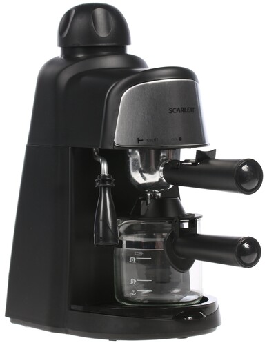 Купить Кофеварка рожковая Scarlett SC-037 черный  0179789. Характеристики, отзывы и цены в Донецке