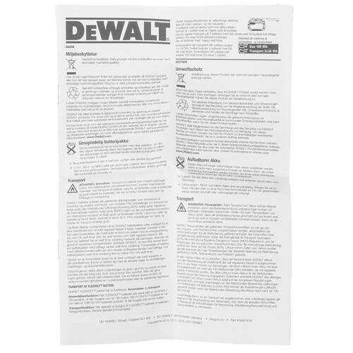 Купить Аккумулятор DeWalt DCB547-XJ XR FLEXVOLТ 18/54V  5440950. Характеристики, отзывы и цены в Донецке