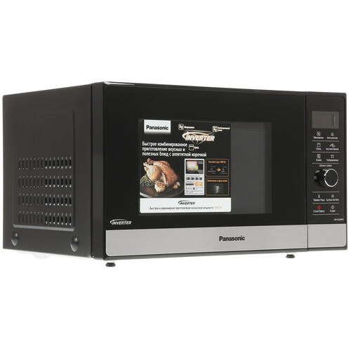 Купить Микроволновая печь Panasonic NN-GD38HSZPE черный  8140140. Характеристики, отзывы и цены в Донецке