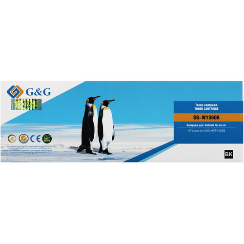 Купить Картридж лазерный G&G 136A GG-W1360A черный  9926170. Характеристики, отзывы и цены в Донецке