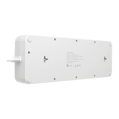 Купить Сетевой фильтр AGNI TP-FO4U10E-C белый  9289335. Характеристики, отзывы и цены в Донецке