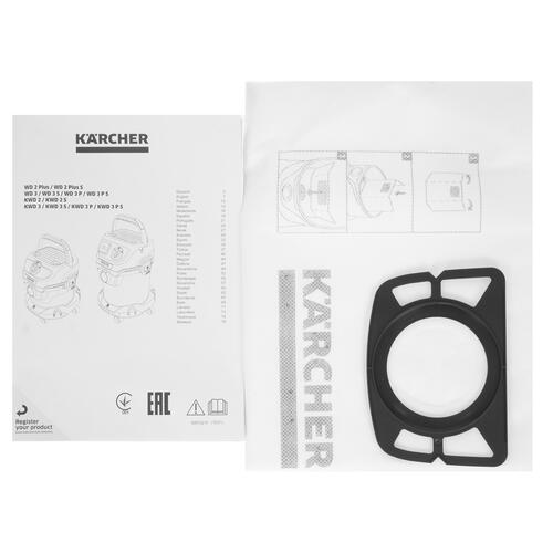 Купить Хозяйственный пылесос  Karcher WD 3 PS V-17/4/20  5370594. Характеристики, отзывы и цены в Донецке