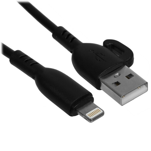 Купить Кабель круглый Borofone Lightning 8-pin - USB 2.0 Type-A черный 1 м  5475112. Характеристики, отзывы и цены в Донецке