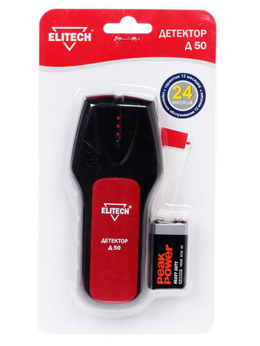 Купить Детектор металла (проводки) Elitech Д 50  1063426. Характеристики, отзывы и цены в Донецке
