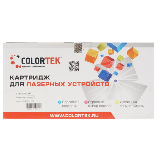 Купить Картридж лазерный Colortek CLT-404S голубой, с чипом  1377610. Характеристики, отзывы и цены в Донецке