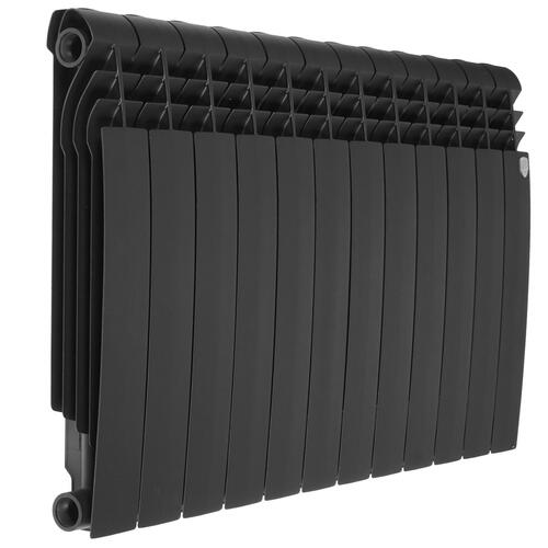 Купить Радиатор биметаллический Royal Thermo BiLiner BM 500/B/12 12 шт-секционный черный  4789599. Характеристики, отзывы и цены в Донецке