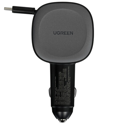 Купить Автомобильное ЗУ Ugreen EC601 серый  9263548. Характеристики, отзывы и цены в Донецке