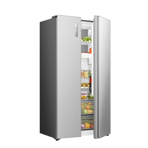 Купить Холодильник Side by Side   Hisense RS3P538NAIE серебристый  9281297. Характеристики, отзывы и цены в Донецке