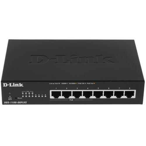 Купить Коммутатор D-Link DGS-1100-08PLV2/A1  9905350. Характеристики, отзывы и цены в Донецке