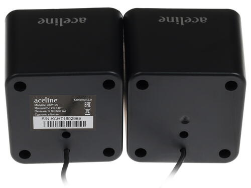 Купить Колонки Aceline ASP100 черный  1112951. Характеристики, отзывы и цены в Донецке