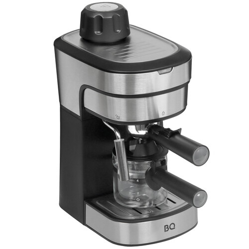 Купить Кофеварка рожковая BQ CM4000 серебристый  9970339. Характеристики, отзывы и цены в Донецке