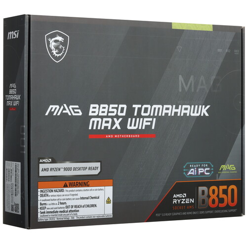 Купить Материнская плата MSI MAG B850 TOMAHAWK MAX WIFI  5629443. Характеристики, отзывы и цены в Донецке