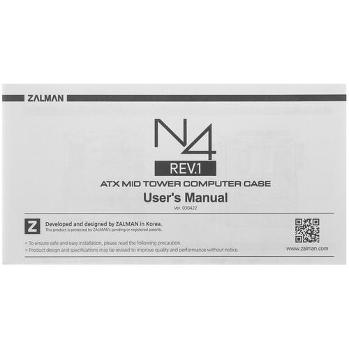 Купить Корпус ZALMAN N4 Rev.1  черный  5055357. Характеристики, отзывы и цены в Донецке