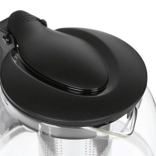 Купить Чайник заварочный Lara LR06-20 Black [1,25 л, стекло/нерж. сталь/пластик]  4762111. Характеристики, отзывы и цены в Донецке