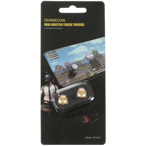 Купить Игровые триггеры-накладки Shinecon SC-DJ37 золотистый  4710504. Характеристики, отзывы и цены в Донецке