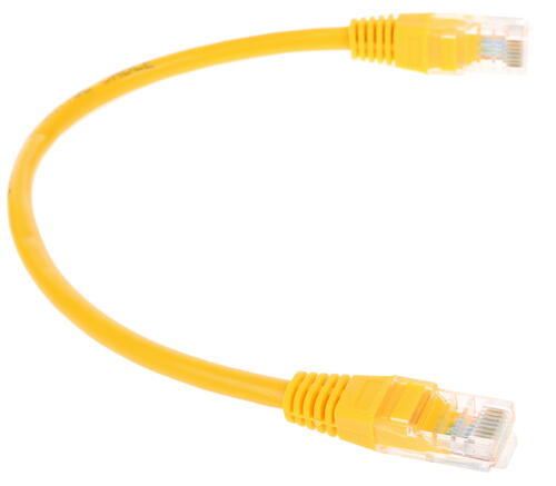 Купить Патч-корд Cablexpert PP12-0.25M/Y  1250570. Характеристики, отзывы и цены в Донецке