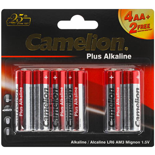 Купить Батарейка Camelion Plus Alkaline AA / AA (LR6/ER14505/FR6/R6P)  5413677. Характеристики, отзывы и цены в Донецке