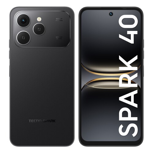 Купить 6.67" Смартфон Tecno SPARK 40 256 ГБ черный  5633198. Характеристики, отзывы и цены в Донецке