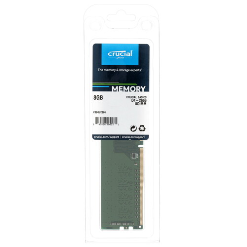 Купить Оперативная память Crucial Basics [CB8GU2666] 8 ГБ  1692519. Характеристики, отзывы и цены в Донецке