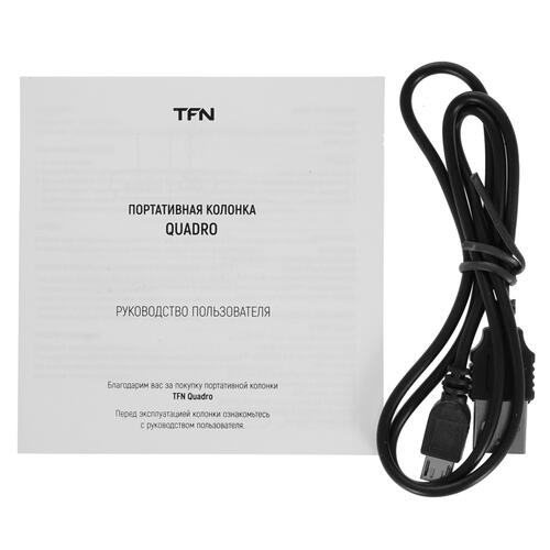 Купить Портативная колонка TFN Quadro, черный  5350347. Характеристики, отзывы и цены в Донецке