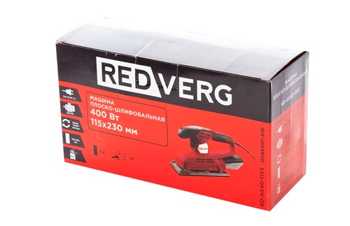 Купить Виброшлифовальная машина REDVERG RD-SG40-115S  5483177. Характеристики, отзывы и цены в Донецке