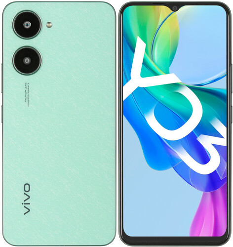Купить 6.56" Смартфон Vivo Y03 128 ГБ зеленый  5453163. Характеристики, отзывы и цены в Донецке
