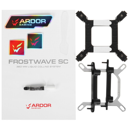 Купить Система охлаждения ARDOR GAMING Frostwave 360 SC  белая  5437456. Характеристики, отзывы и цены в Донецке