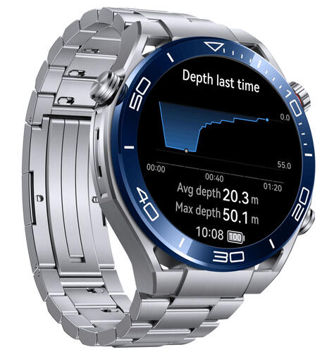 Купить Смарт-часы HUAWEI WATCH Ultimate Steel + доп. ремешок  5412998. Характеристики, отзывы и цены в Донецке